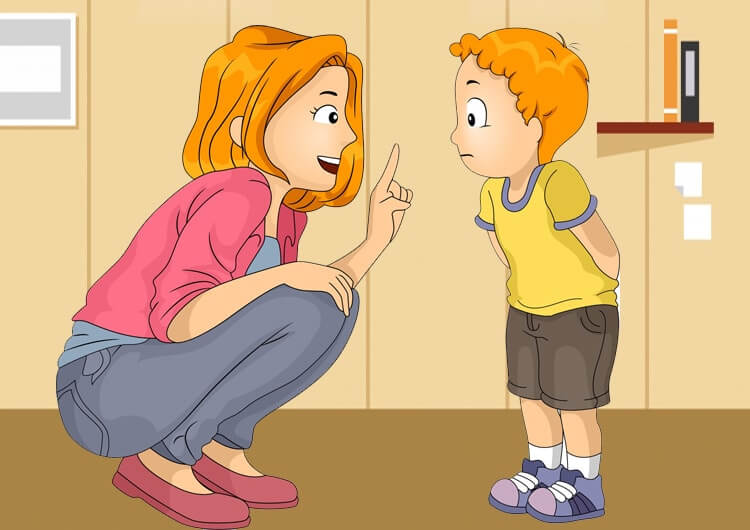Dialogue entre maman et fils