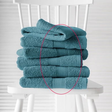 serviette turqouise-min