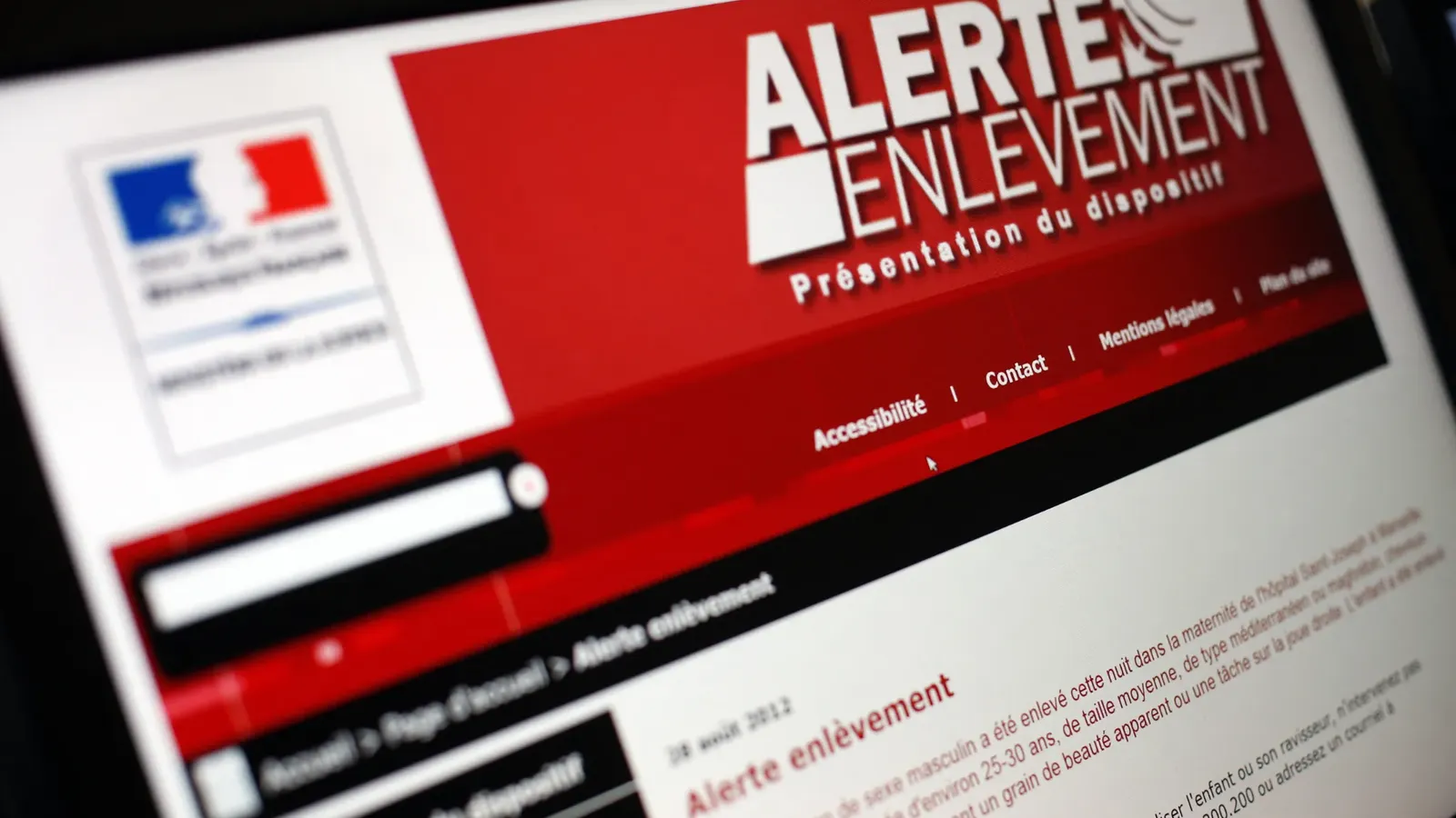 alerte enlevement
