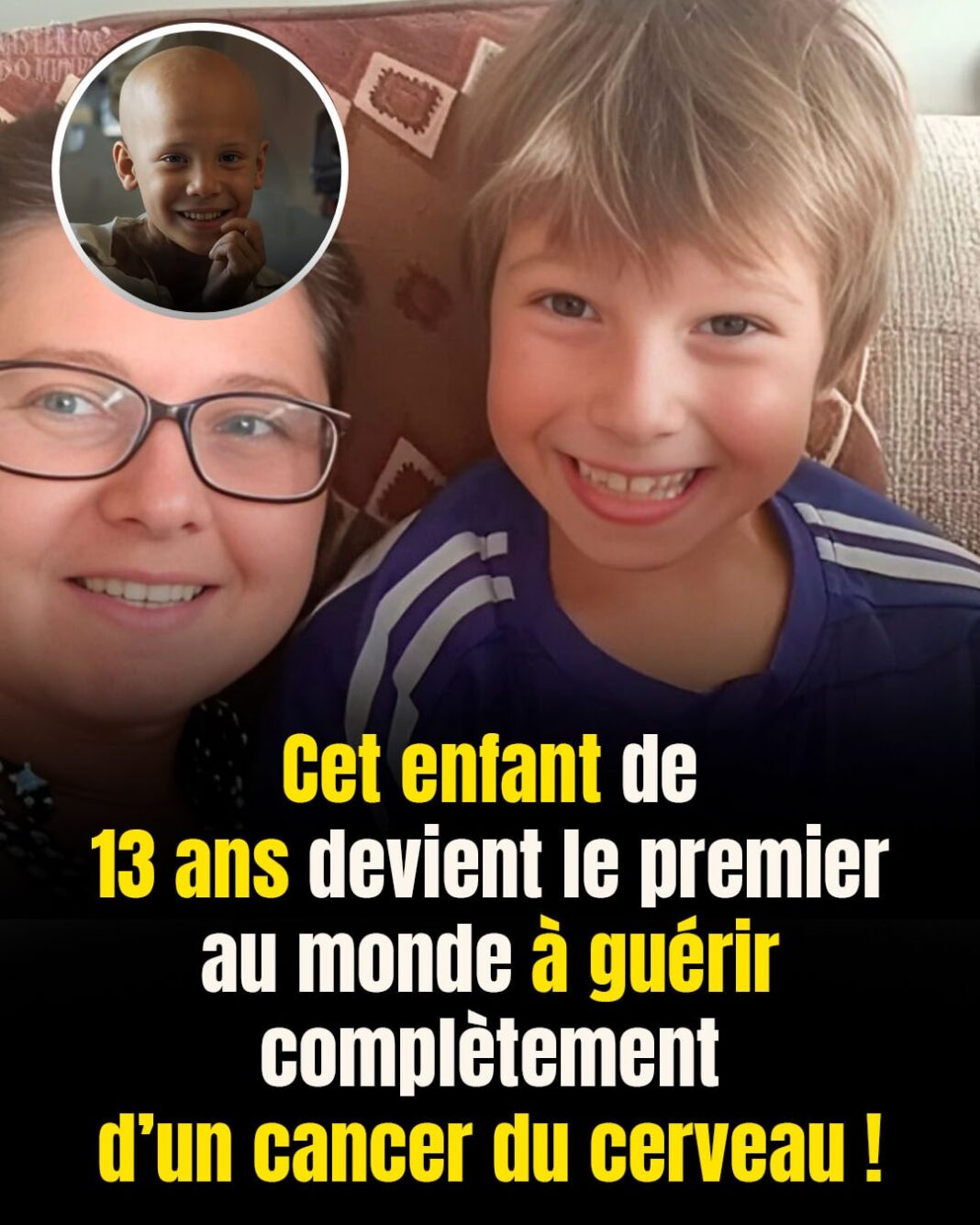 enfant 13 ans a gueri-min