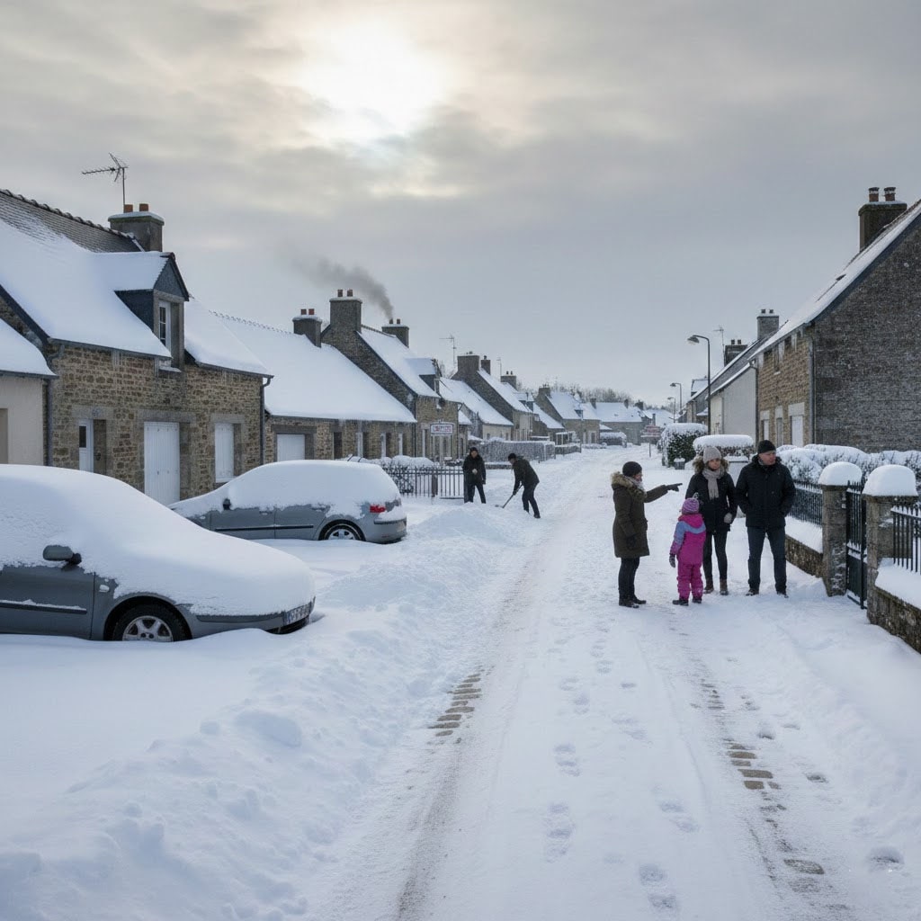 neige dans le matin-min