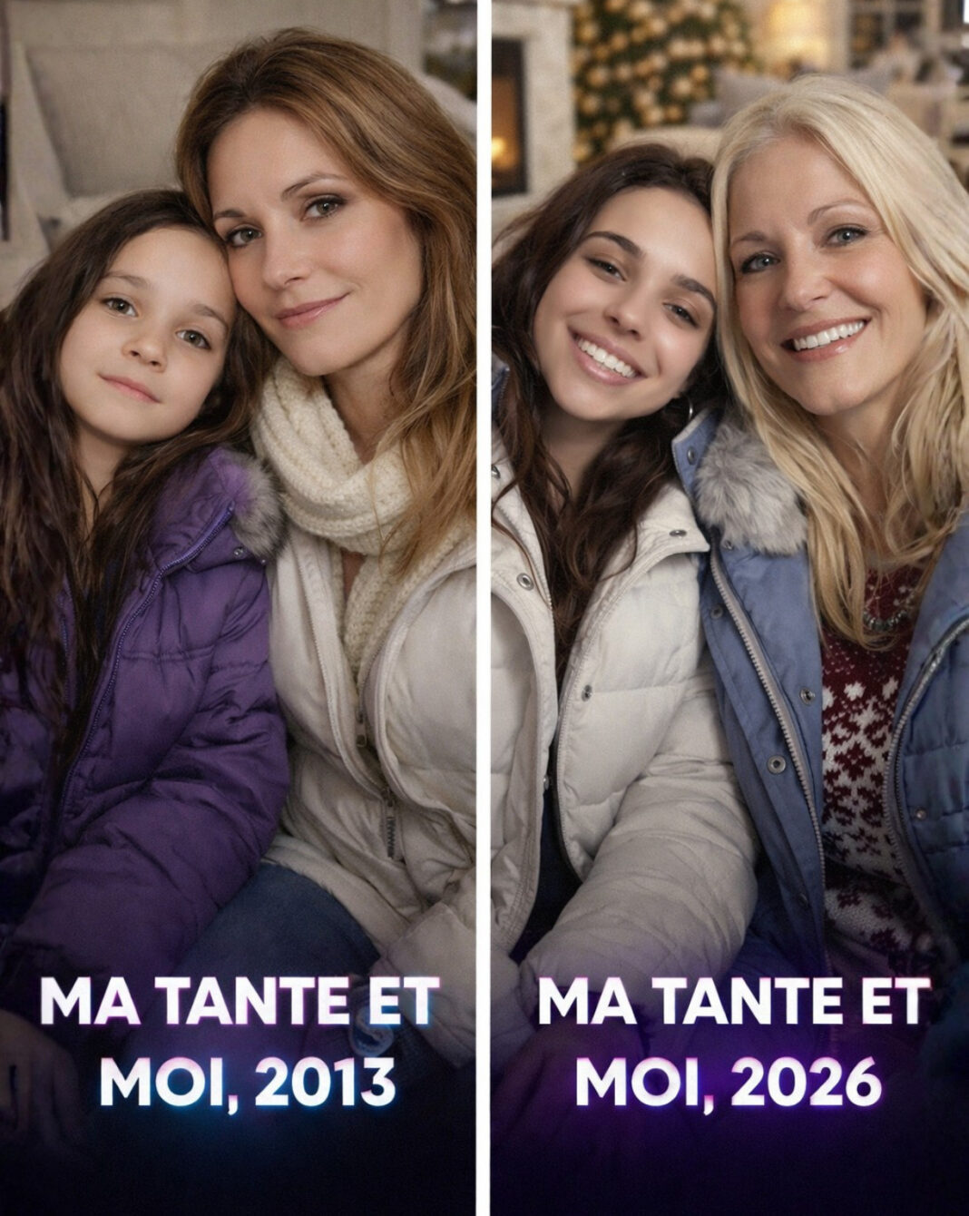 MA TANTE ET MOI EN 2013 ET 2026