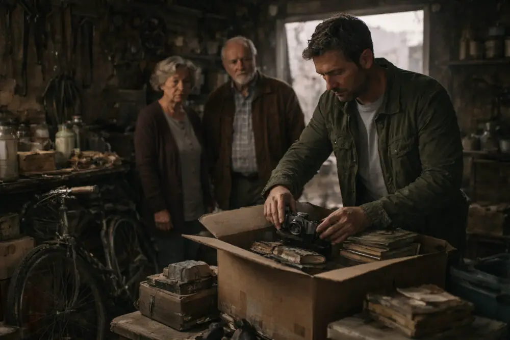 après découverte du garage