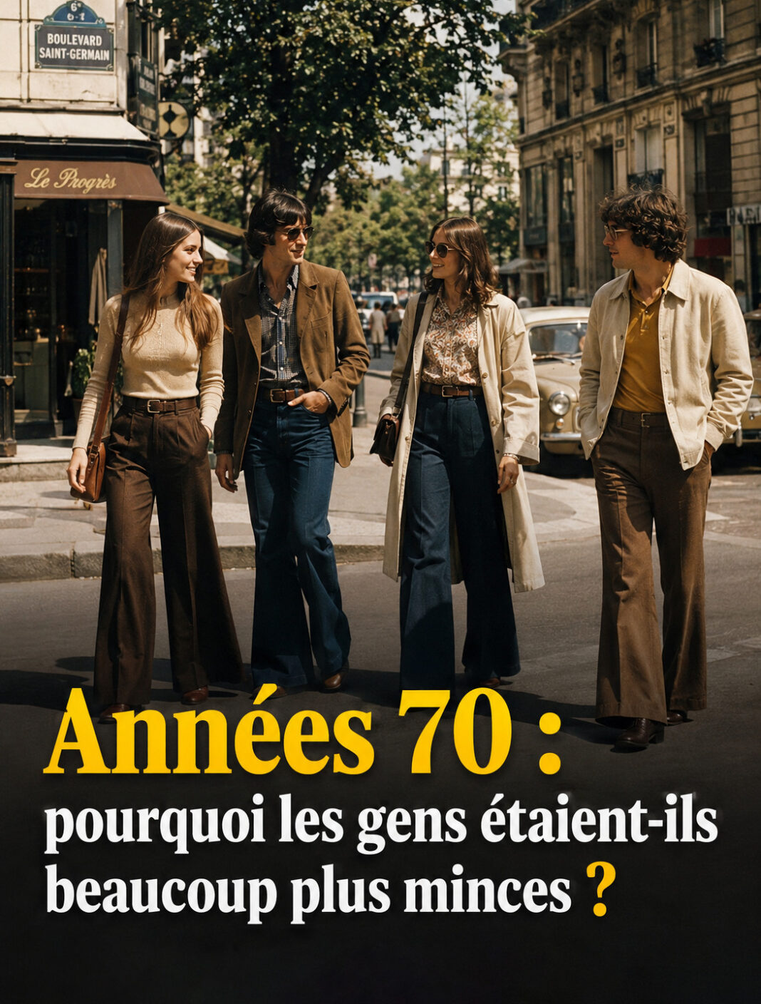 année 70 mince