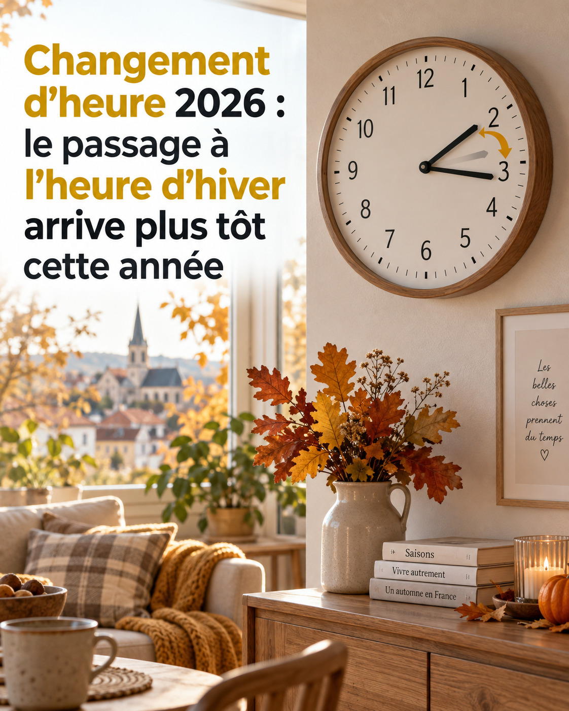 changement de l'heure